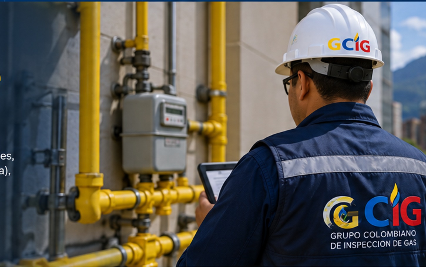 Inspección técnica de una instalación para suministro de gas combustible
